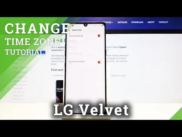 'Video thumbnail for How to Set Up Date & Time in LG Velvet – Change Date and Time'