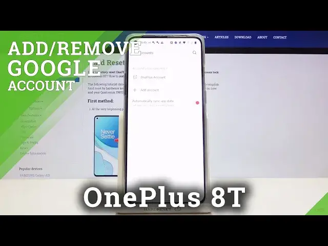 Video thumbnail for How to Add Google Account to OnePlus 8T – Remove Google Account