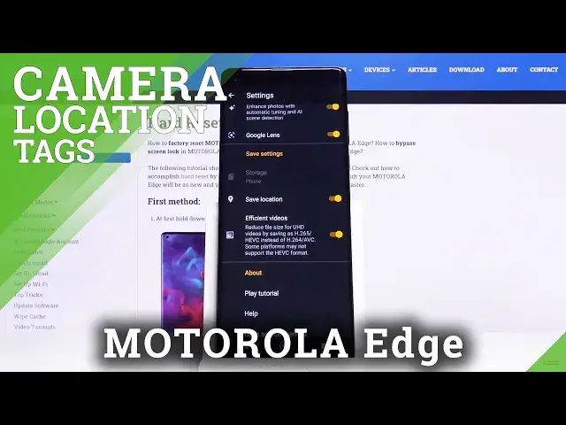 'Video thumbnail for How to Activate Location Tags in Motorola Edge – Geotag'