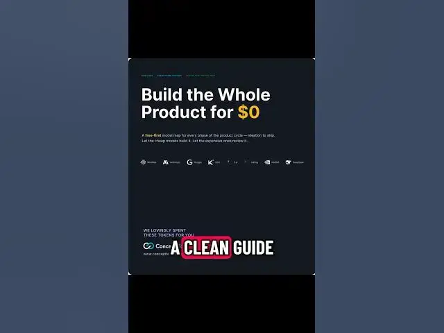 Video thumbnail for Build a product end to end with free AI tools #ai #product #development #freeaitools