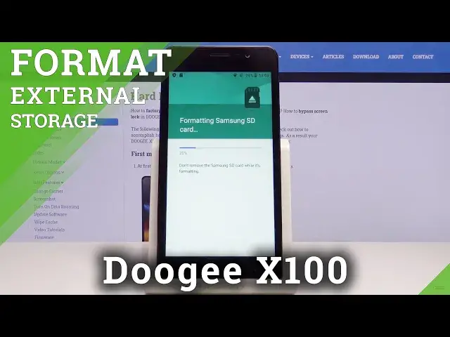 Video thumbnail for How to Delate Data from SD Card in Doogee X100 – Format Micro SD Card