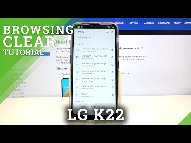 Video thumbnail for How to Clear Browsing Data in LG K22 – Erase Browser History