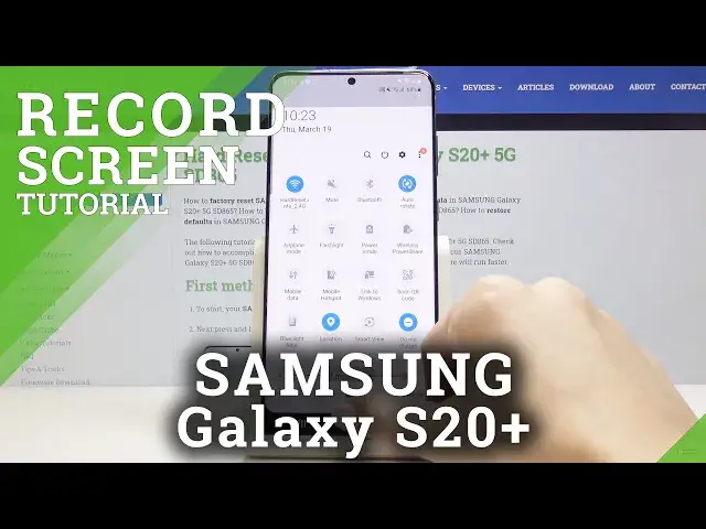 Video thumbnail for How to Record Screen on SAMSUNG Galaxy S20+
