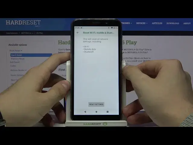 Video thumbnail for How to Reset Network Settings on MOTOROLA E6 Play – Restore Network Settings
