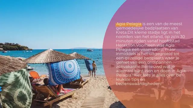 Video thumbnail for AGIA PELAGIA, KRETA: DE LEUKSTE BEZIENSWAARDIGHEDEN EN TIPS