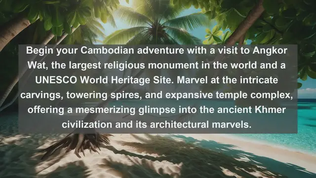 Video thumbnail for Discover the Wonders of Cambodia: Top 10 Must-Visit Destinations