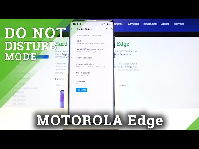 'Video thumbnail for How to Set Up Do Not Disturb Mode in Motorola Edge - Use DND'