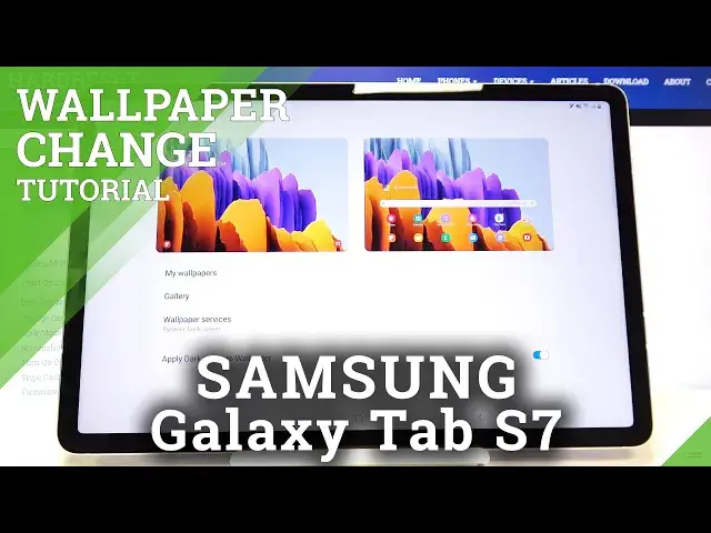 'Video thumbnail for How to Change Wallpaper in SAMSUNG Galaxy Tab S7 – Home Screen and Lock Screen Update'