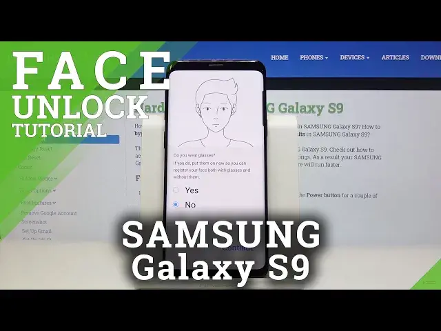 'Video thumbnail for How to Use Face Recognition on Samsung Galaxy S9 - Face Unlock'