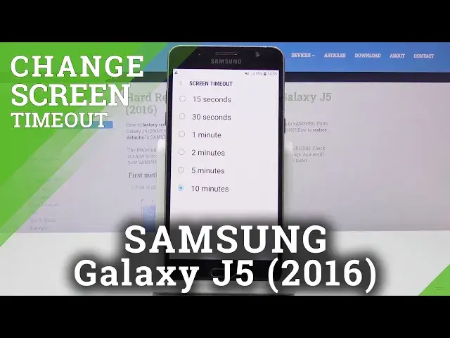 Video thumbnail for How to Set Up Sleep Time in SAMSUNG GALAXY J5 (2016) - Adjust Screen Timeout