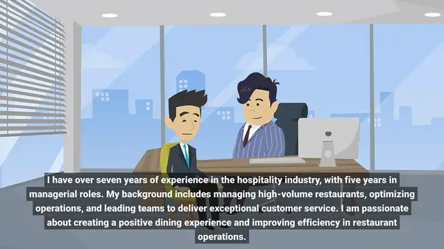 Video thumbnail for Restaurant Manager Interview Questions And Answers