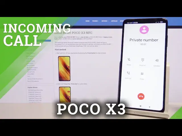 'Video thumbnail for POCO X3 - Incoming Call Preview'