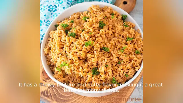 Video thumbnail for brown rice recipe