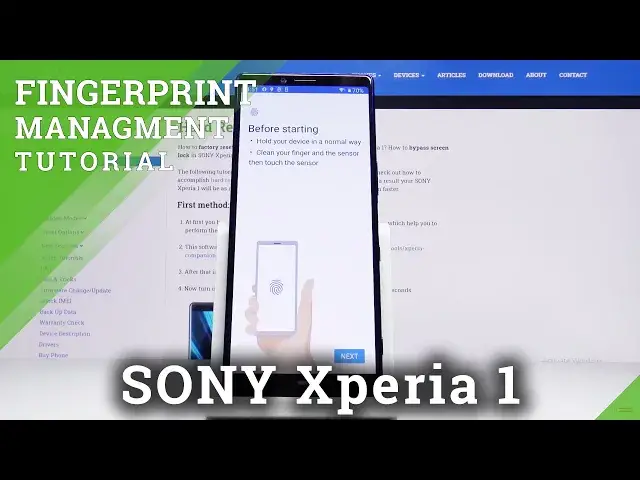 'Video thumbnail for How to Add Fingerprint in SONY Xperia 1 – Find Fingerprint Lock Settings'