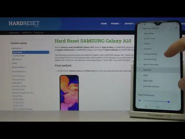 Video thumbnail for Alarm Tones on SAMSUNG GALAXY A10 – Ringtone List