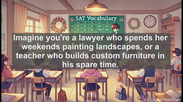 Video thumbnail for 5000 Must Know SAT Vocabulary - What is an Avocation? Understanding Hobbies Beyond Your Career