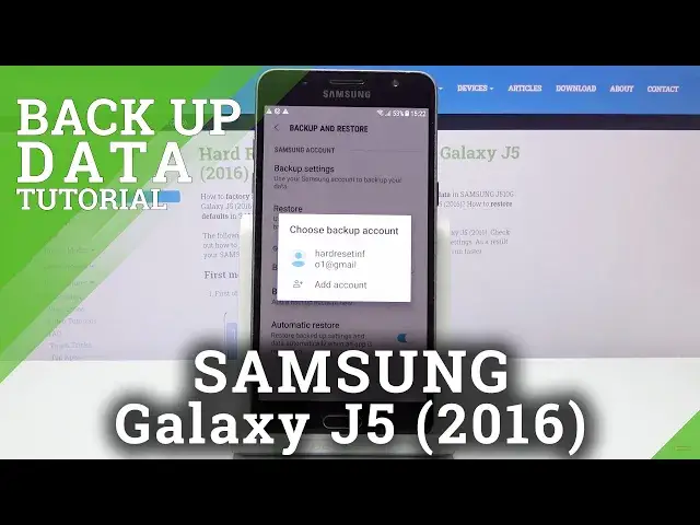 Video thumbnail for How to Perform Back Up in SAMSUNG GALAXY J5 (2016) - Back Up Data