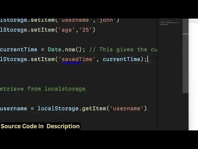 Video thumbnail for Mastering Local Storage in JavaScript to Save Data Permanently in the Browser