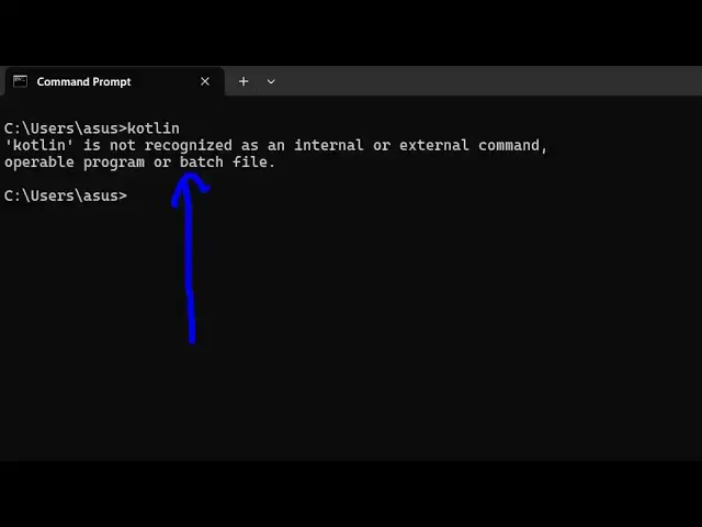 Video thumbnail for How to fix kotlin is not recognized as an internal and external Command Error in Terminal