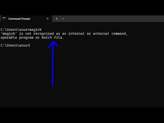 Video thumbnail for How to fix magick is not recognized as an internal and external Command Error in Terminal