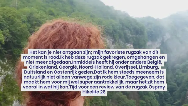 Video thumbnail for Review: De lichtgewicht alleskunner rugzak Osprey hikelite 26