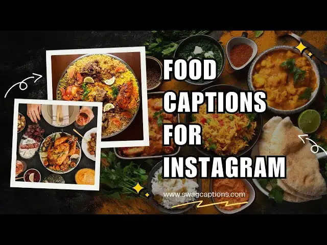 Video thumbnail for Food Captions for Instagram