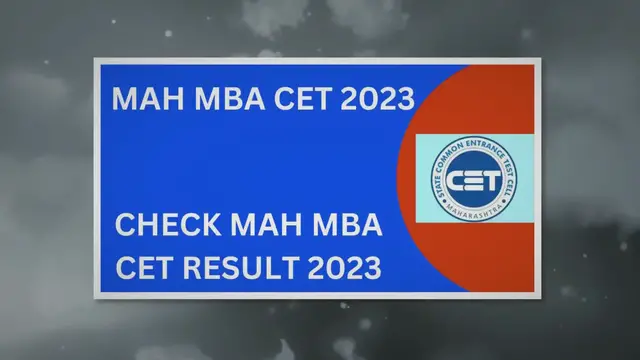 'Video thumbnail for MBA CET 2023 : MAH MBA CET RESULT OUT NOW AND CUT OFF!! » Pakki Sarkari Jobs'