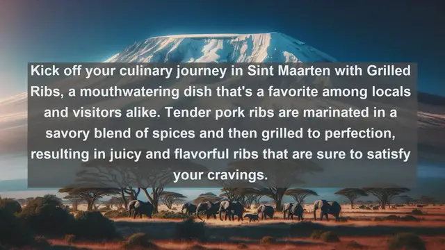 Video thumbnail for Taste the Flavors of Sint Maarten: Top 10 Must-Try Foods on the Island
