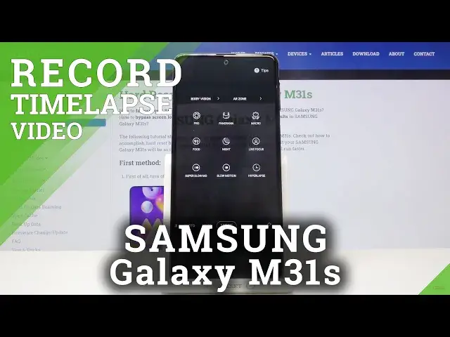 'Video thumbnail for How to Change Speed of Camera Timelapse in SAMSUNG Galaxy M31s – Camera Settings'