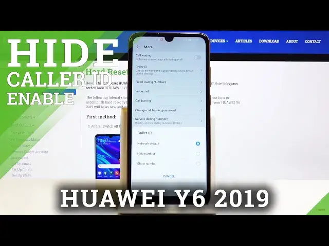 Video thumbnail for How to Hide Caller ID in Huawei Y6 2019 - Show Caller Number