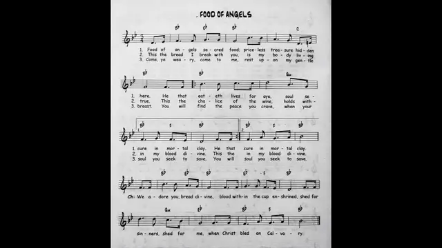 Video thumbnail for Food Of Angels - Catholic Mass Song Sheet Music