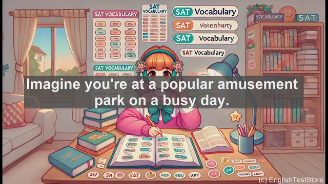 Video thumbnail for 5000 Must Know SAT Vocabulary - Queue: An Essential SAT Vocabulary Word Explained