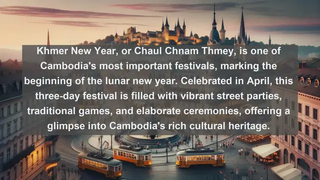 Video thumbnail for Exploring Cambodia's Cultural Kaleidoscope: Top 10 Famous Festivals