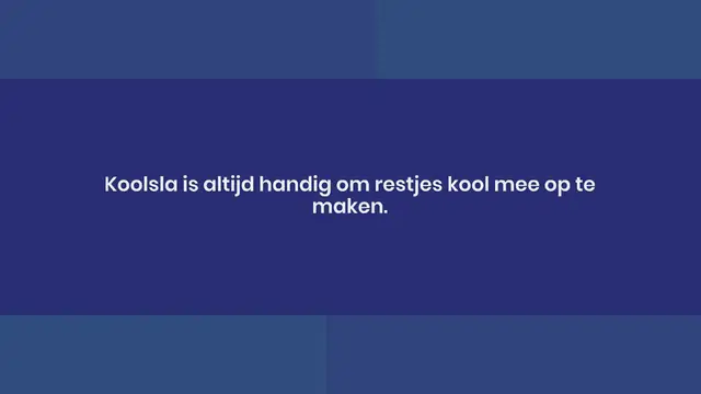 Video thumbnail for Mexicaanse rode koolsla