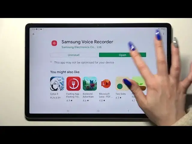 Video thumbnail for How to Record Sounds on SAMSUNG GALAXY TAB S7 FE – Use Sound Recorder App