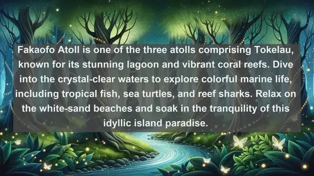 Video thumbnail for Explore the Hidden Gems: Top 10 Landscapes You Must See in Tokelau!