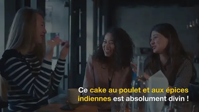 Video thumbnail for Cake au poulet à l’indienne “Bollywood” !