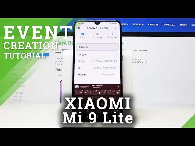 Video thumbnail for How to Add an Event to Calendar in XIAOMI Mi 9 Lite – Events Creation