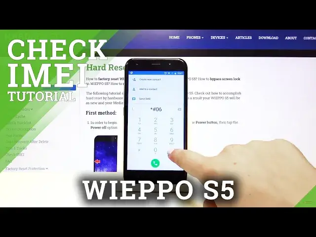Video thumbnail for How to Figure Out IMEI and Serial Number in WIEPPO S5  –  Check IMEI & SN