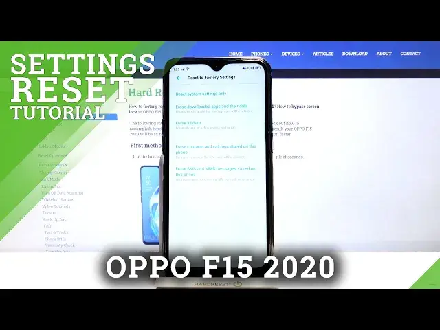 'Video thumbnail for How to Reset System Settings in OPPO F15 2020 – Find Reset Options'