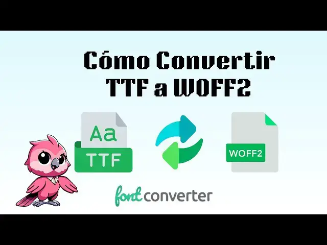 Video thumbnail for Cómo Convertir TTF a WOFF2 (Guía Sencilla)