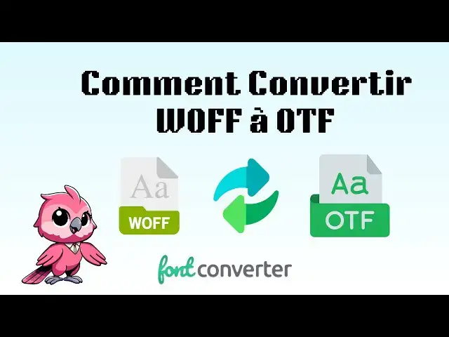 Video thumbnail for Comment Convertir WOFF en OTF (Guide Simple)