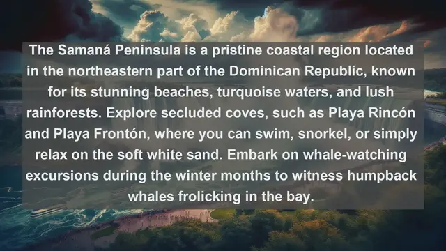 Video thumbnail for Explore the Natural Wonders of the Dominican Republic: Top 10 Must-Visit Landscapes