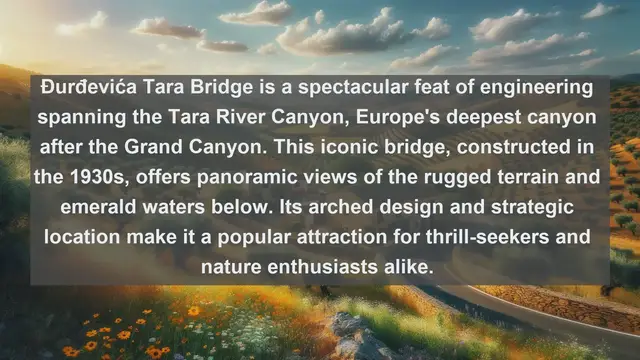 Video thumbnail for Montenegro's Marvels: Top 10 Must-See Bridges Across the Balkan Beauty