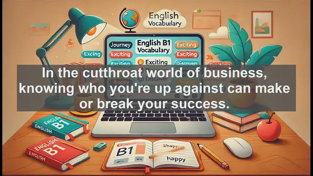 Video thumbnail for 2500 Must Know CEFR B1 Vocabulary - Understanding 'Competitor': Key to Business Success