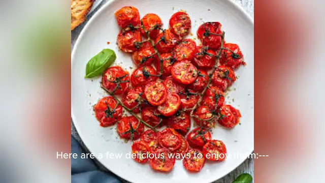 Video thumbnail for cherry tomato recipe