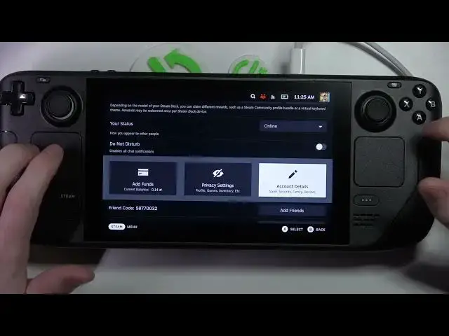 Video thumbnail for Steam Deck - How To Enter Account Details Settings