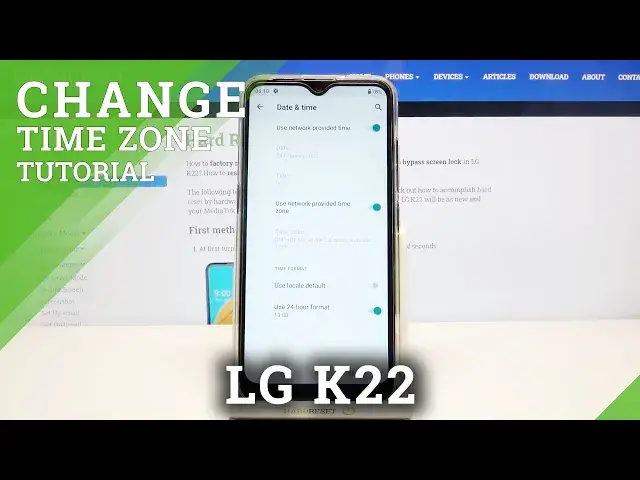 'Video thumbnail for How to Change Date & Time in LG K22 – Time Settings'