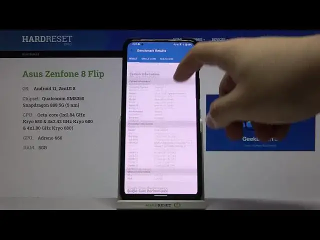 Video thumbnail for Geekbench 5 CPU Benchmark on ASUS ZenFone 8 Flip – Test Device
