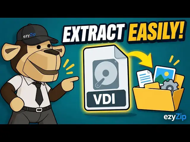 Video thumbnail for 📀 How to Extract VDI Files Online Free | No Software Installation Required